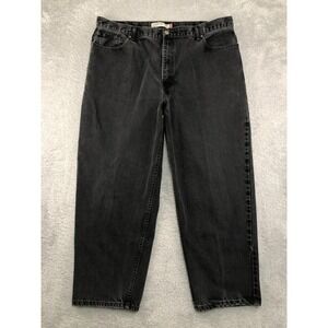 VTG Levis 560 Jeans Men's 42x29 (Tag 44x30) Black Tapered